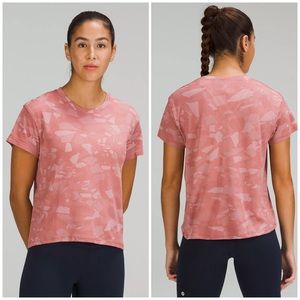 NWT Lululemon Train to Be Short Sleeve Shirt MOSY/PKPI